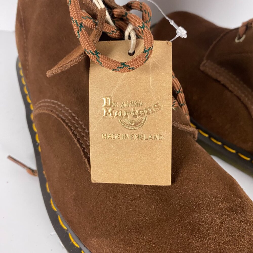Dr. Martens Repello Calf Suede Boots Men's Size 13 Brown Tan NIB NEW - Picture 10 of 14